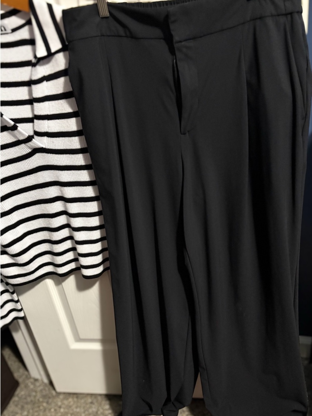 Athleta Black Women’s Wide Leg High-Waist Dress Pants